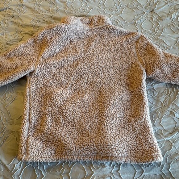 Ivory Ella Sherpa 1/4 Zip Pullover - Picture 6 of 6